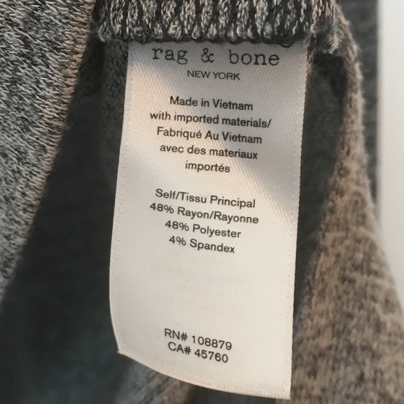 Rag & Bone Camden Raglan sweater tee - Picture 3 of 5